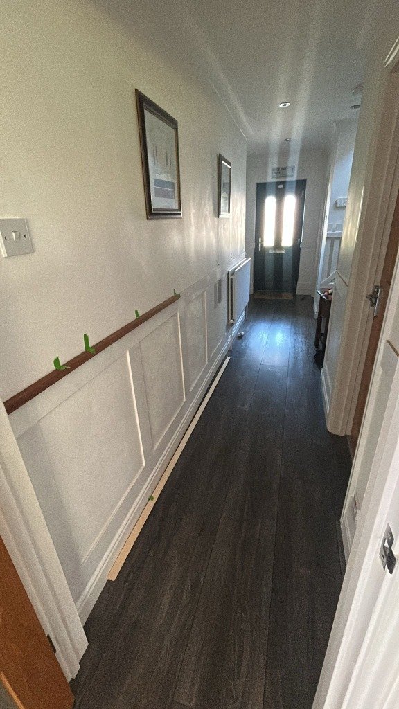 Hallway Panelling Progress