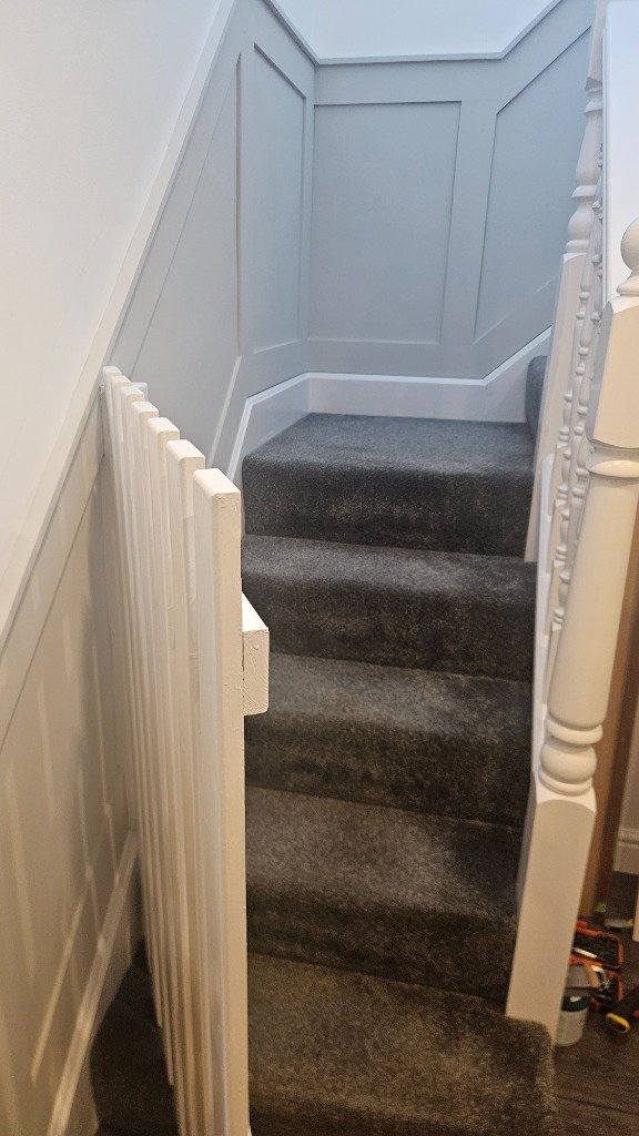 Completed Landing Panelling